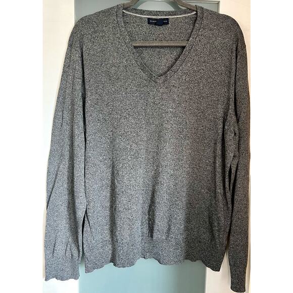 Banana Republic Sweaters - Banana Republic Women Business V Neck Warm Grey Knit Lightweight Sweater Size XL